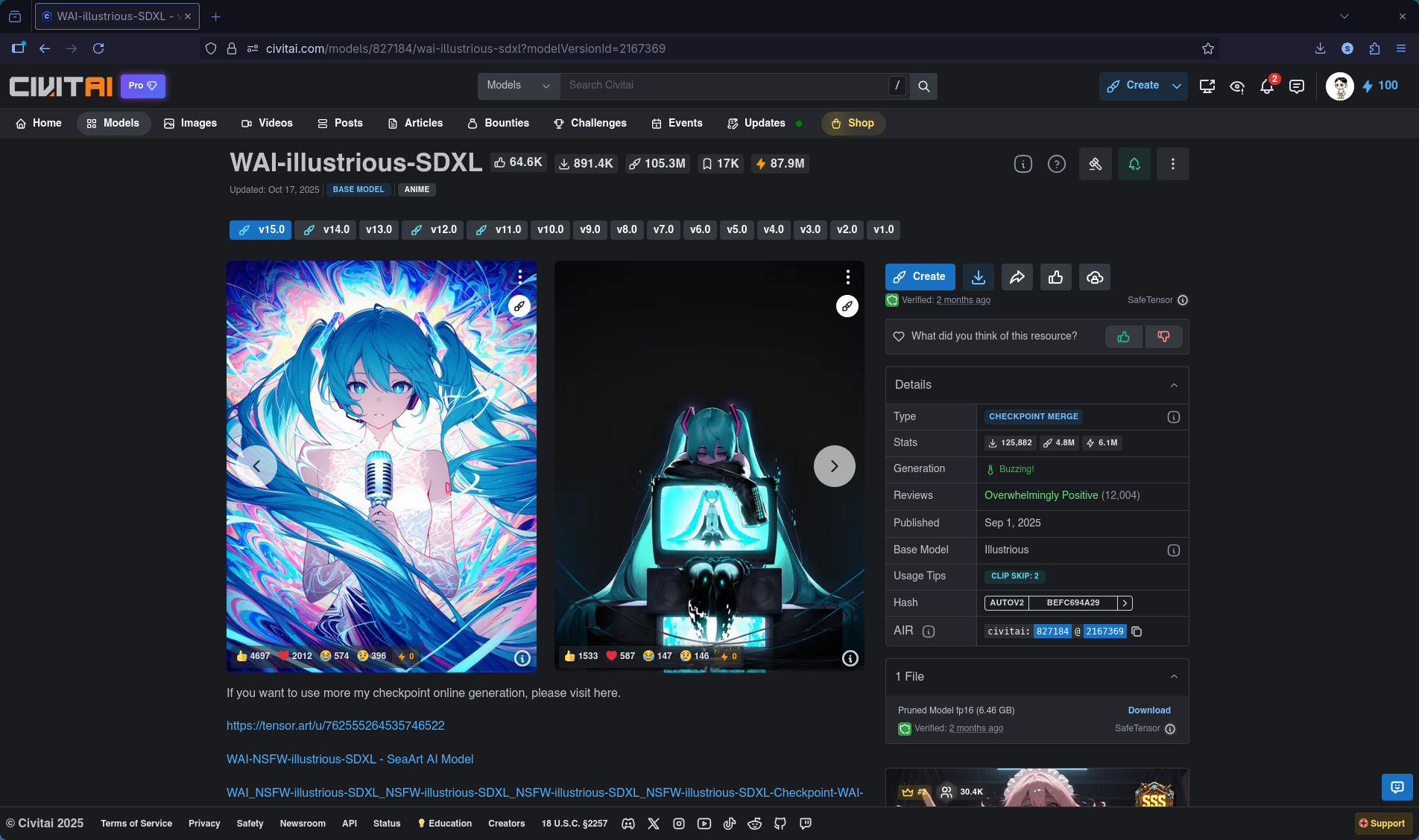 WAI-Illustrious-SDXL page