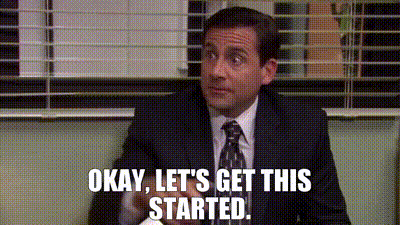 let's get this started