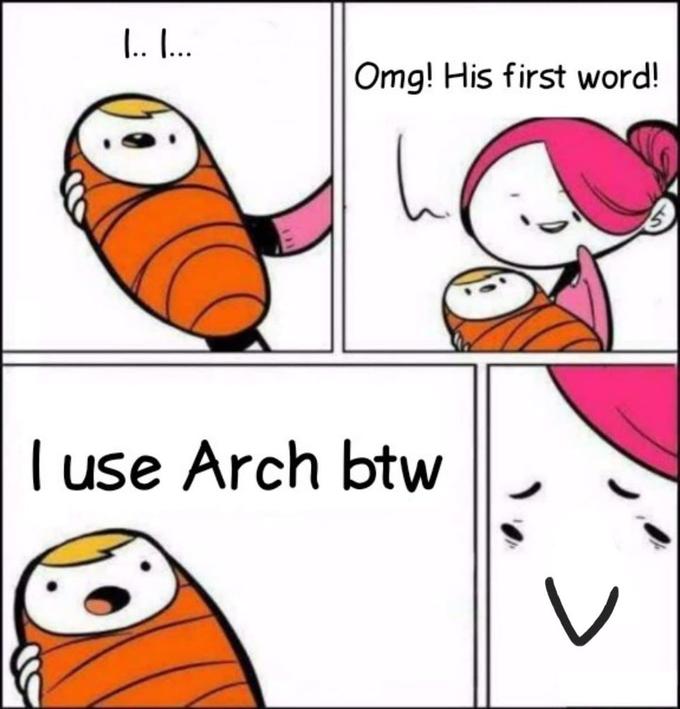 I use Arch btw