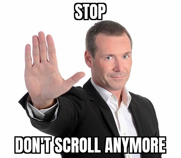 stop scroll